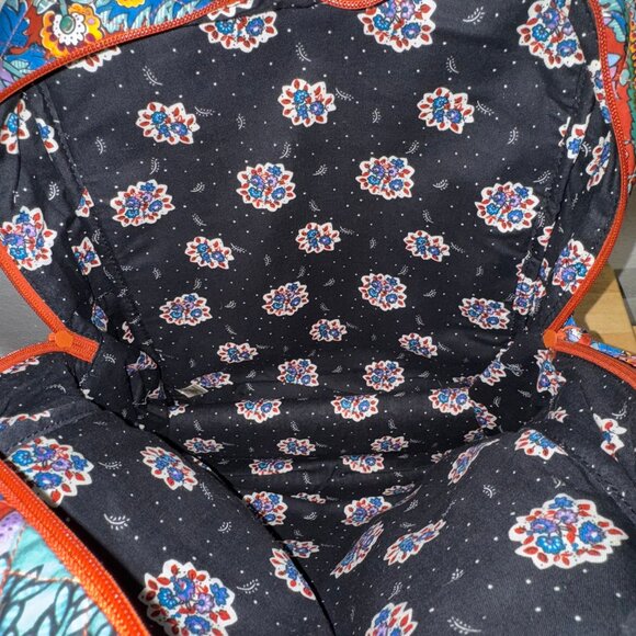 Vera Bradley Large Bancroft Backpack in Flowers and Feathers NWT main image 14